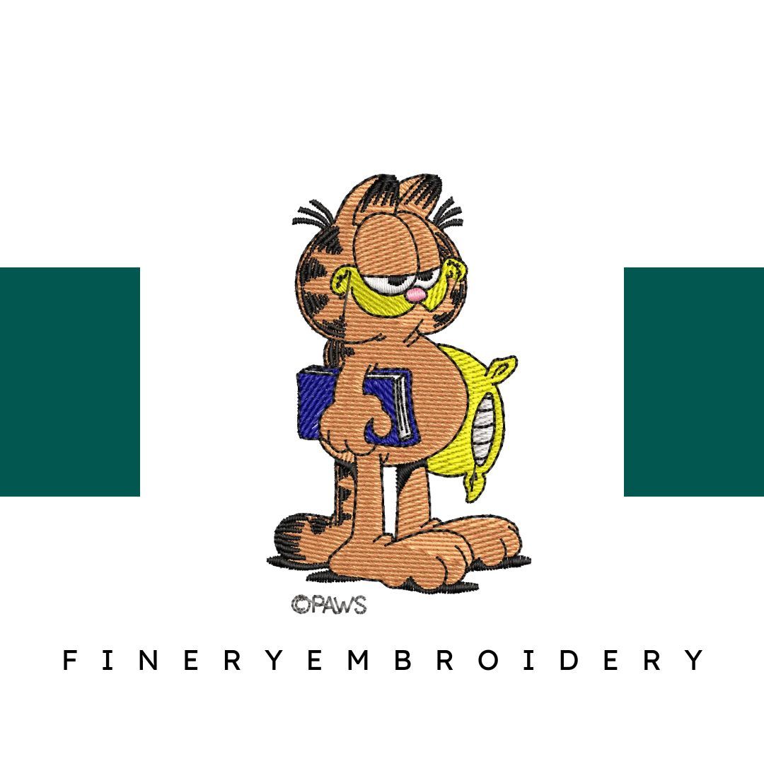 Garfield 42 - Embroidery Design - FineryEmbroidery
