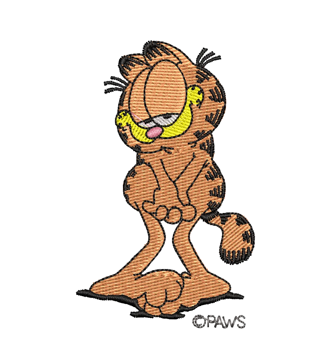 Garfield 47 - Embroidery Design - FineryEmbroidery