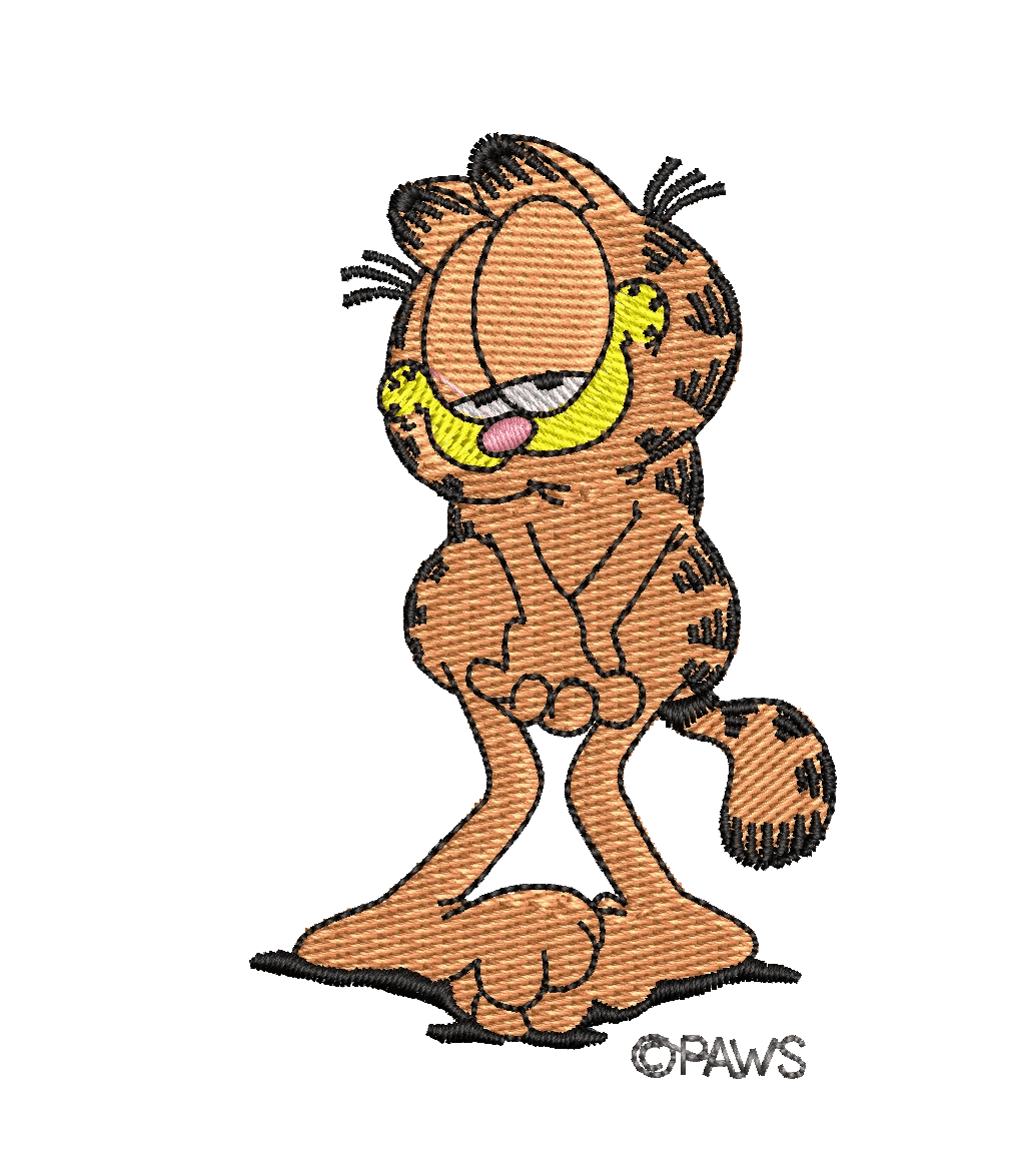 Garfield 47 - Embroidery Design - FineryEmbroidery