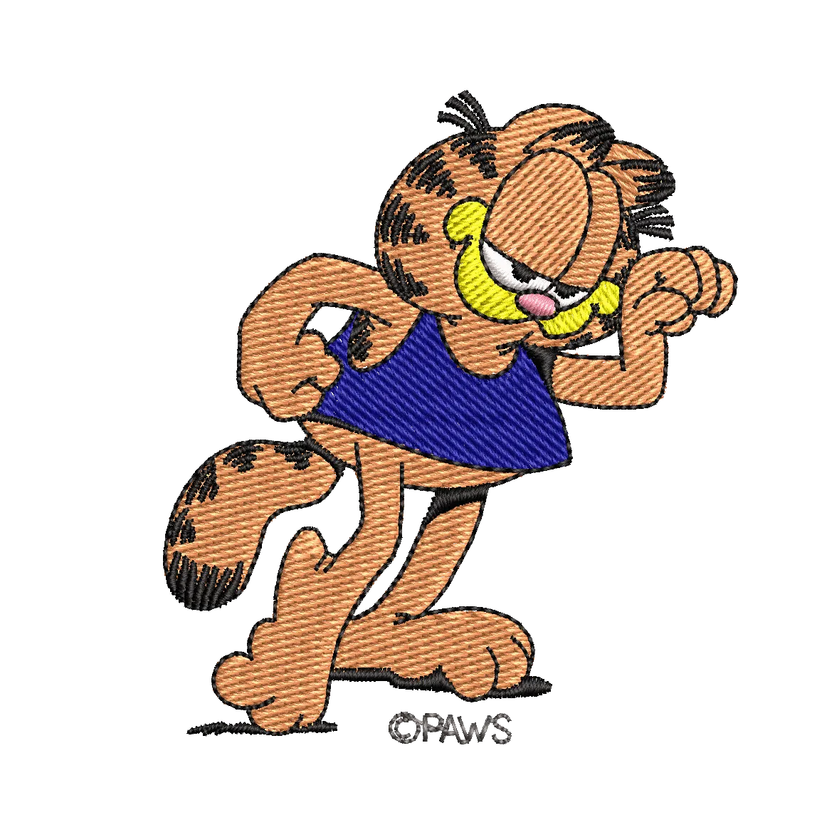 Garfield 49 - Embroidery Design - FineryEmbroidery