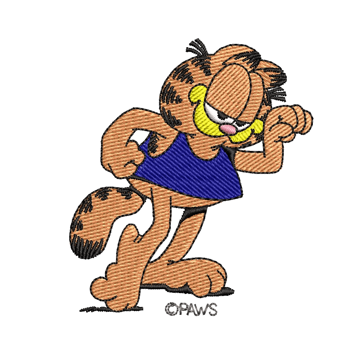 Garfield 49 - Embroidery Design - FineryEmbroidery