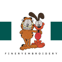 Garfield 52 - Embroidery Design - FineryEmbroidery