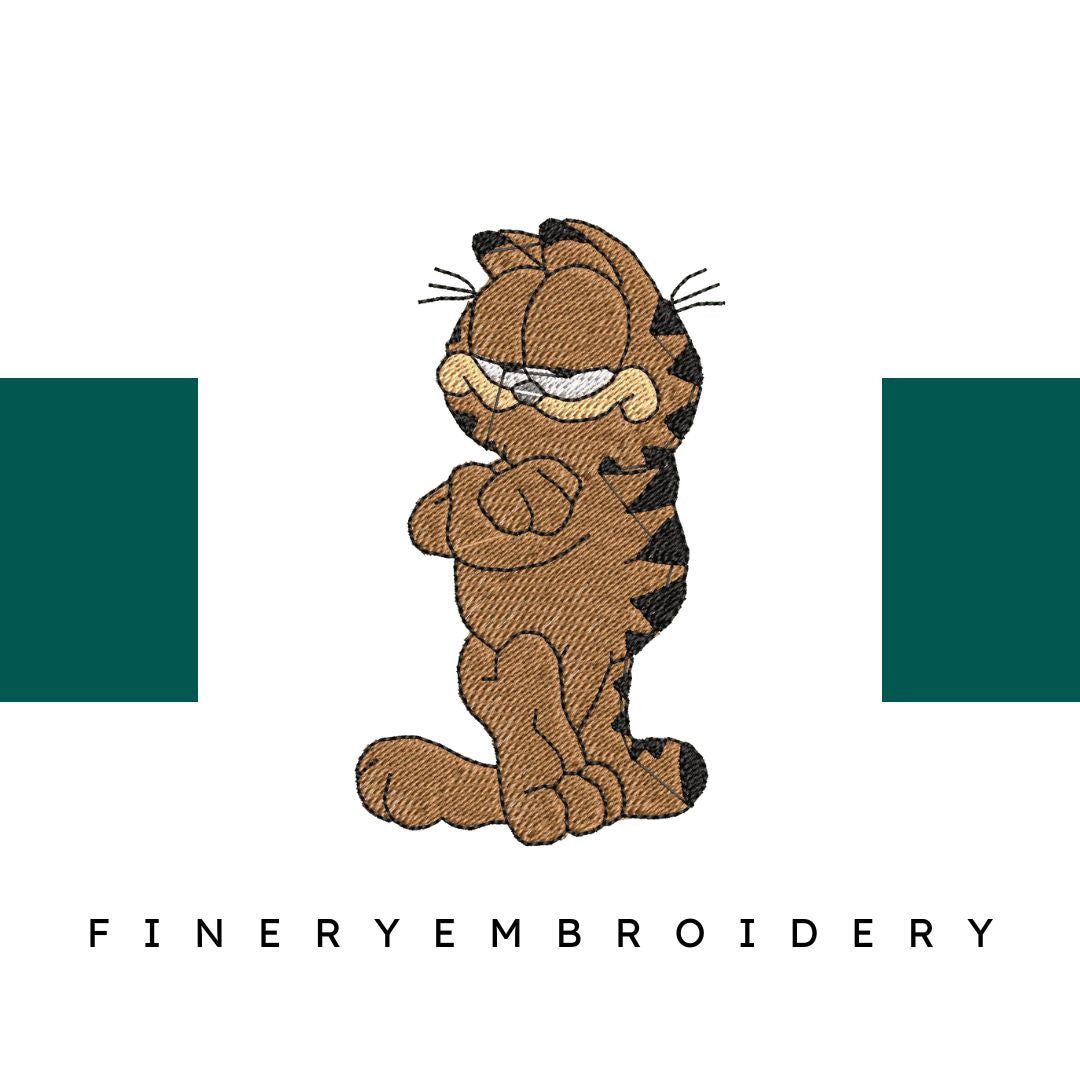 Garfield 53 - Embroidery Design - FineryEmbroidery