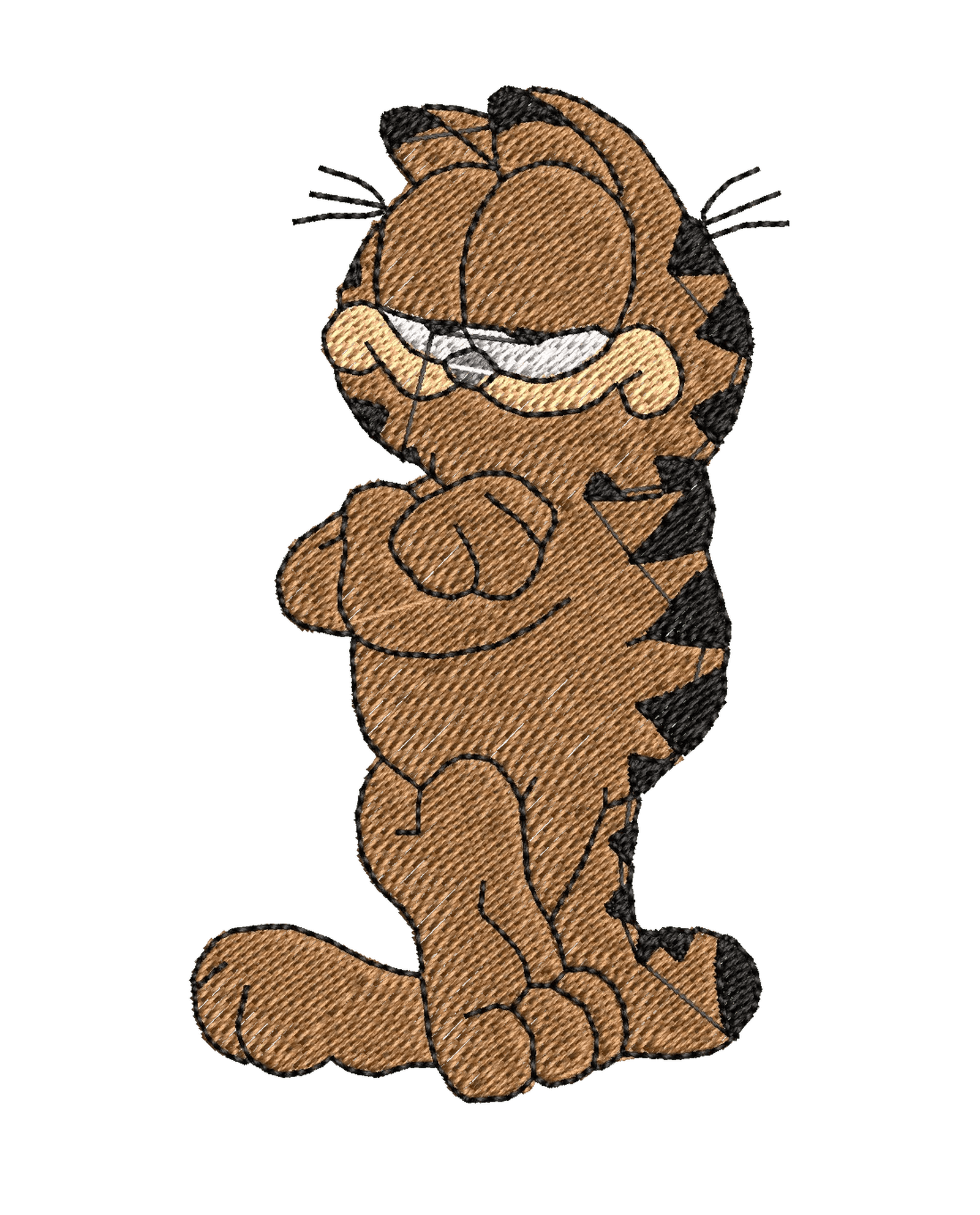 Garfield 53 - Embroidery Design - FineryEmbroidery
