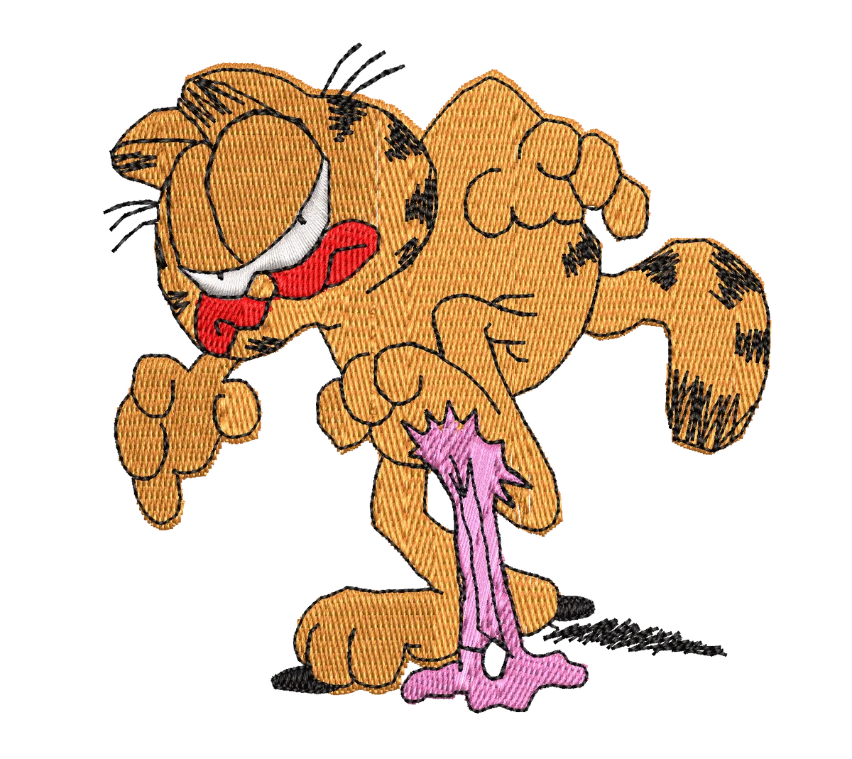 Garfield 55 - Embroidery Design - FineryEmbroidery