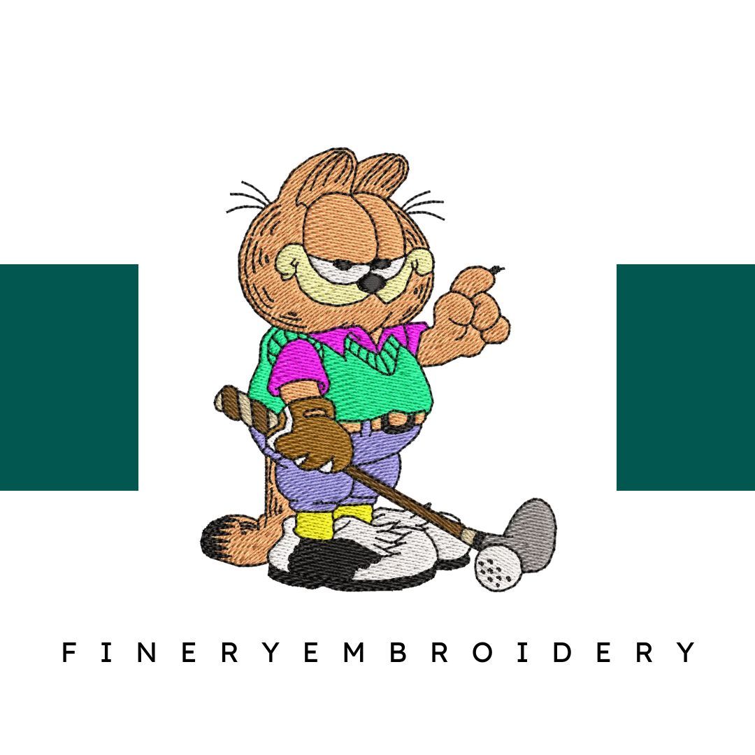 Garfield 57 - Embroidery Design - FineryEmbroidery