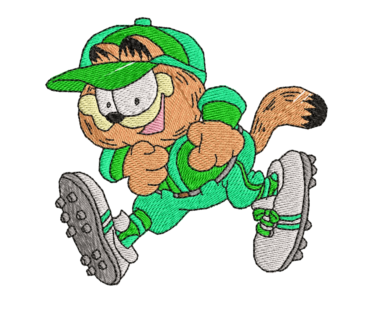 Garfield 65 - Embroidery Design - FineryEmbroidery