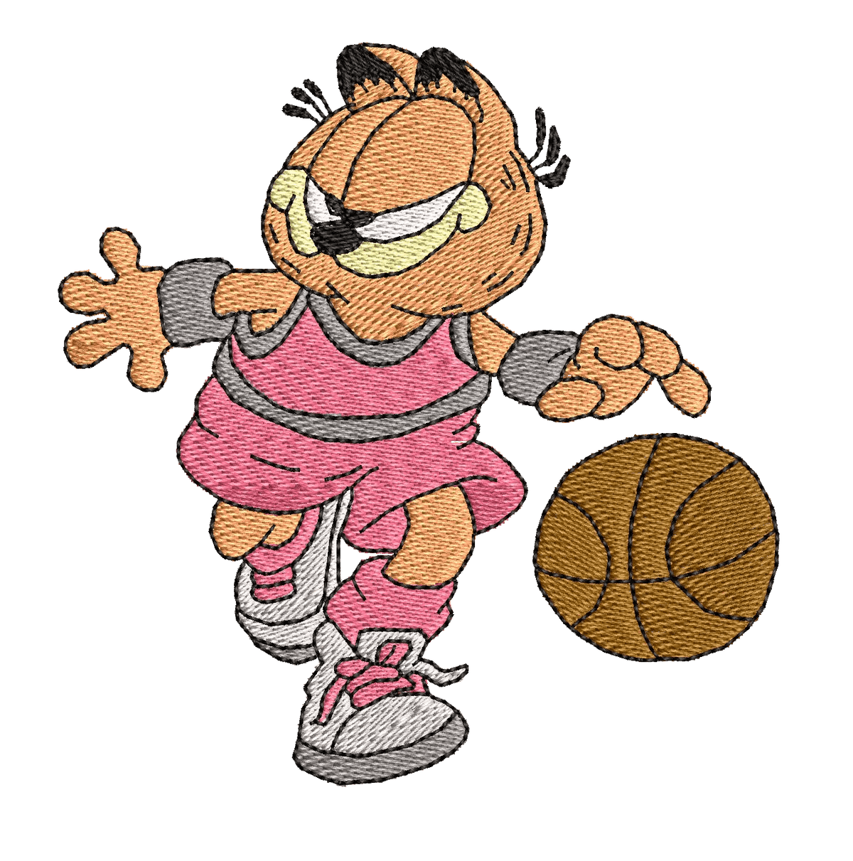 Garfield 67 - Embroidery Design - FineryEmbroidery