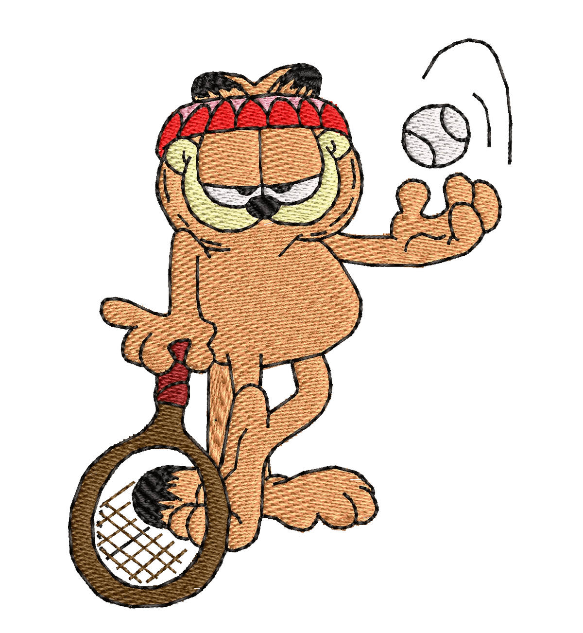 Garfield 69- Embroidery Design - FineryEmbroidery
