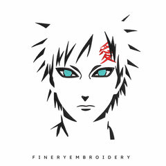 Garrai Naruto Shippuden- Anime - Embroidery Design - FineryEmbroidery