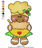 Gingerbread Embroidery Collection - FineryEmbroidery