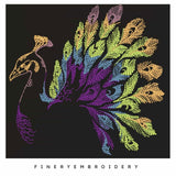 Graceful Peacock - Embroidery Designs - FineryEmbroidery