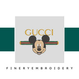 Gucci Custom Mickey 2 Embroidery Design - FineryEmbroidery