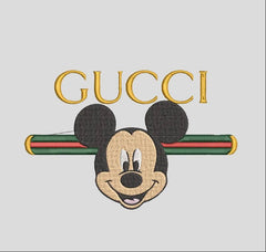 Gucci Custom Mickey 2 Embroidery Design - FineryEmbroidery