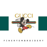 Gucci Custom Mickey Embroidery Design