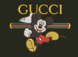 Gucci Custom Mickey Embroidery Design