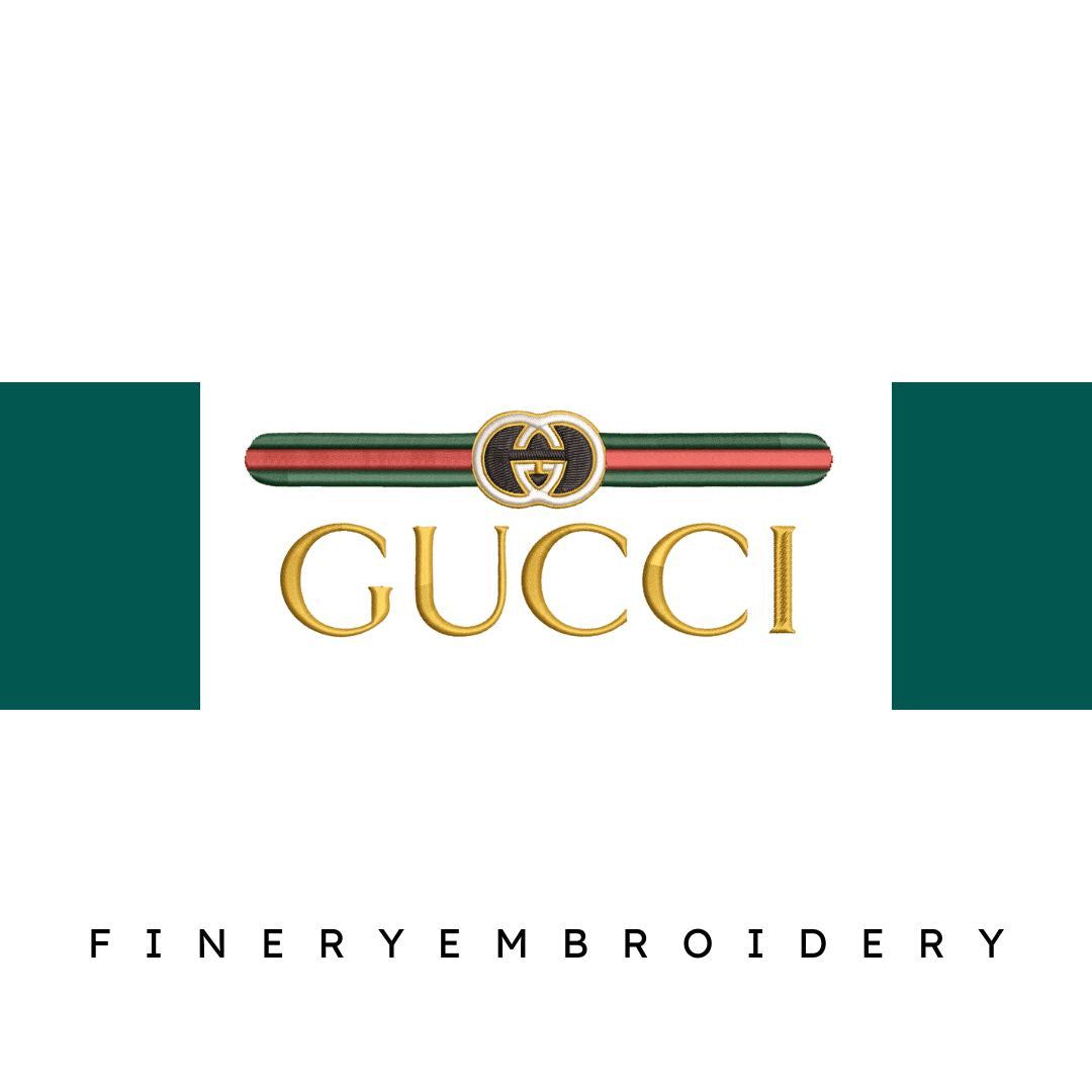 Gucci Gold Embroidery Design - FineryEmbroidery