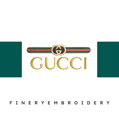 Gucci Gold Embroidery Design - FineryEmbroidery