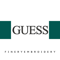 Guess Logo 2 Embroidery Design - FineryEmbroidery