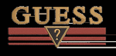 Guess Logo 4 Embroidery Design