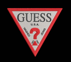 Guess Logo Embroidery Design