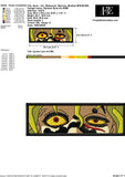 Gyutaro Eyes Embroidery Design – Demon Slayer’s Sinister Stare