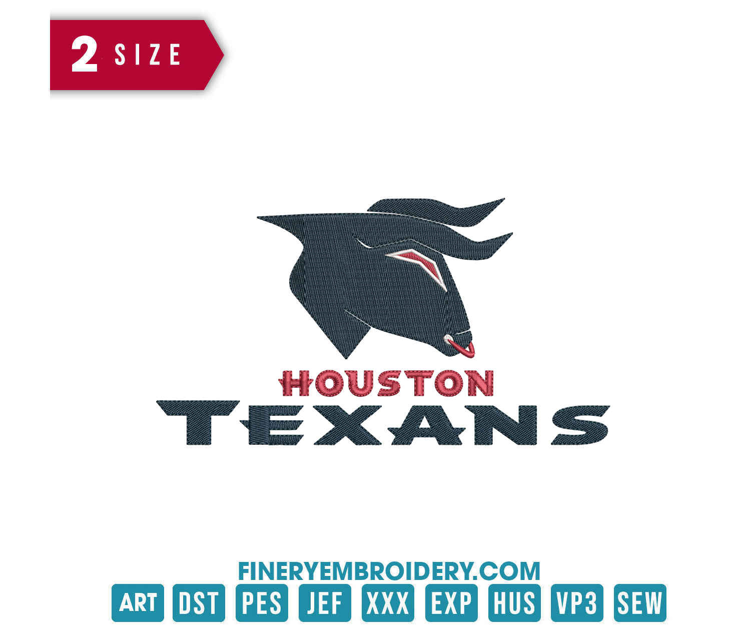 Houston Texans 4 : Embroidery Design