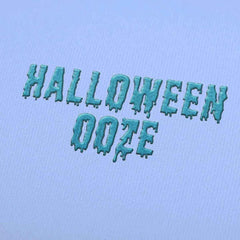 Halloween Ooze Embroidery alphabet Font Set