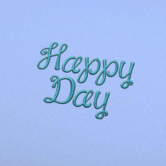 Happy Day Embroidery alphabet Font Set