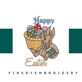 Happy Easter - Embroidery Designs - FineryEmbroidery