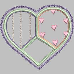 Heart Appliques: Embroidery Design Pack FineryEmbroidery
