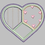 Heart Appliques: Embroidery Design Pack - FineryEmbroidery