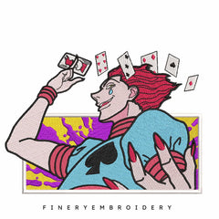 Hisoka  - Anime - Embroidery Design - FineryEmbroidery