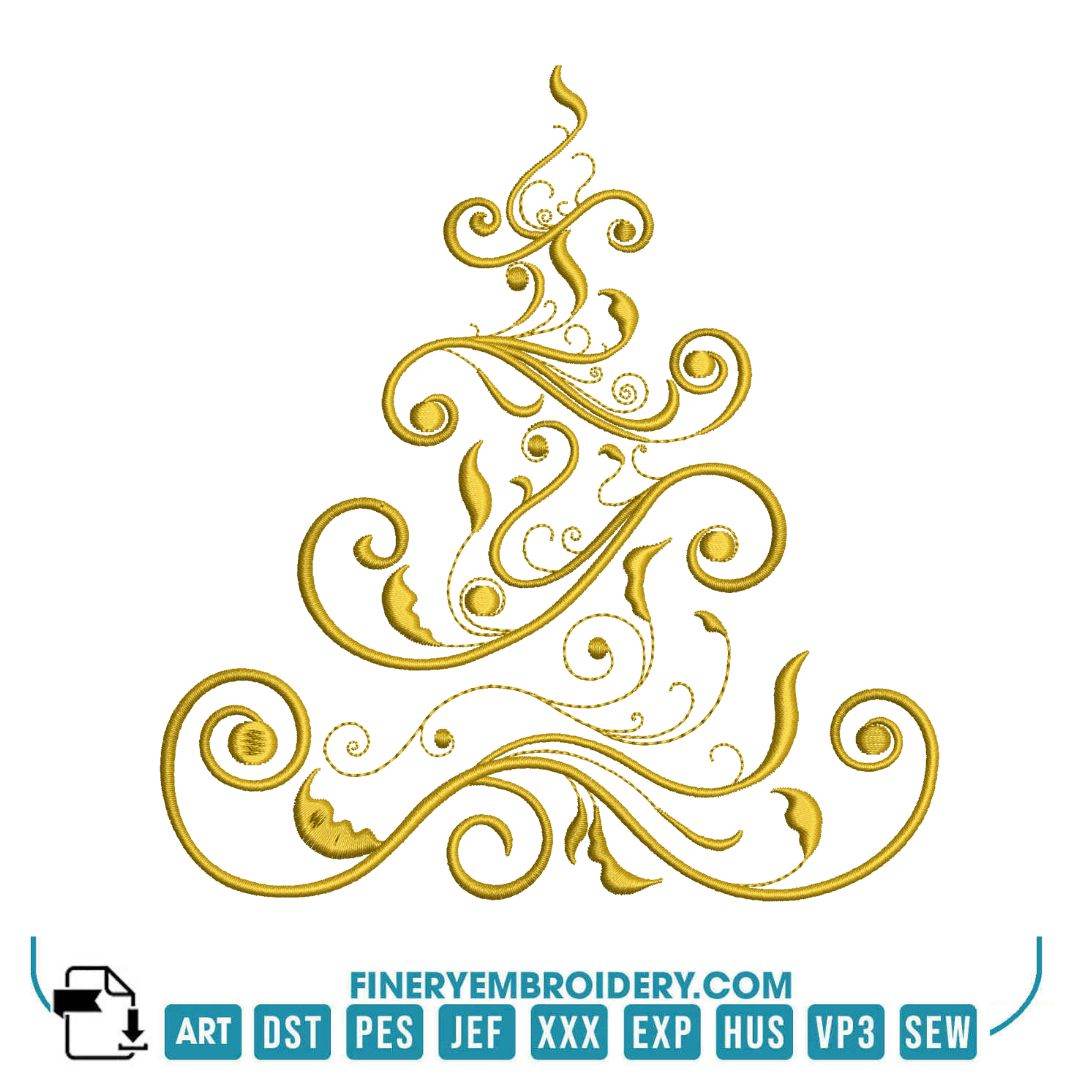 Holiday Decorations Embroidery Design Pack – 12 Festive designs - 3 Sizes - FineryEmbroidery