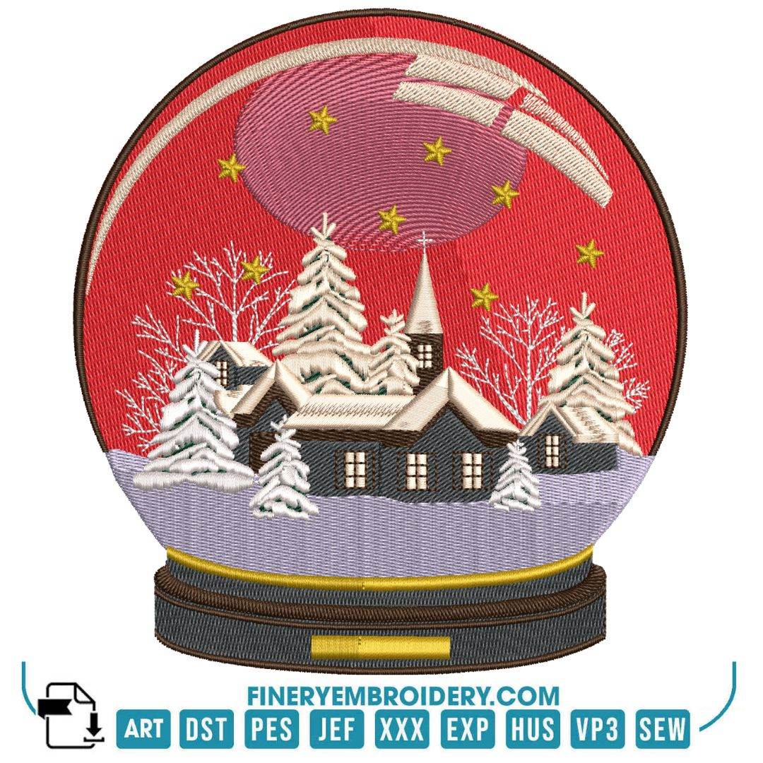 Holiday Decorations Embroidery Design Pack – 12 Festive designs - 3 Sizes - FineryEmbroidery