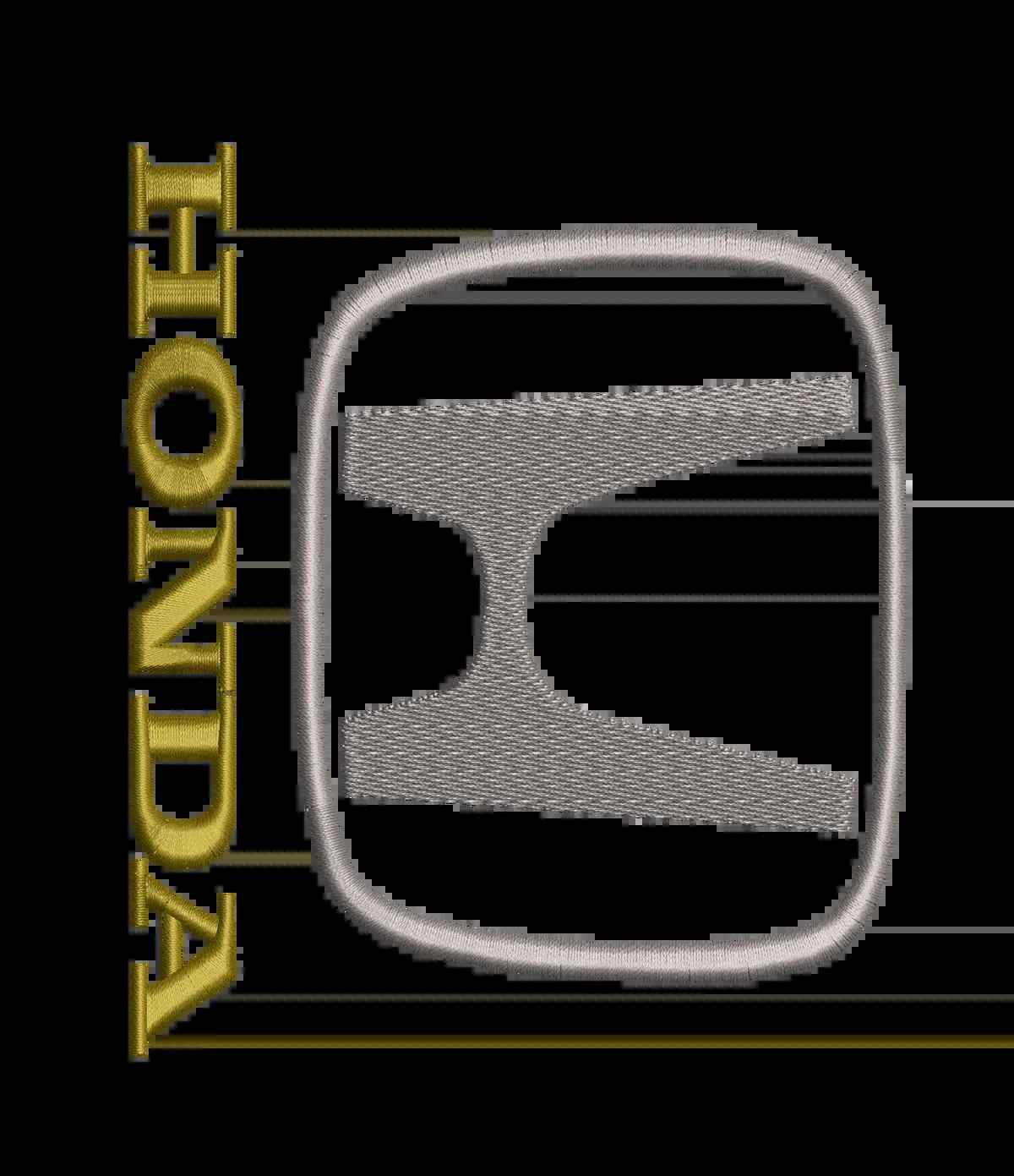 Honda 3 - Embroidery Design