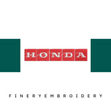 Honda Logo - Embroidery Design - FineryEmbroidery