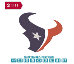 Houston Texans 1 : Embroidery Design - FineryEmbroidery