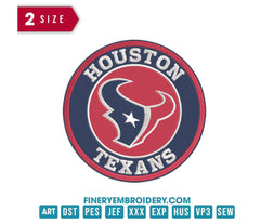 Houston Texans 2 : Embroidery Design - FineryEmbroidery