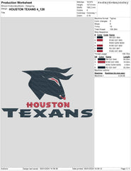 Houston Texans 4 : Embroidery Design - FineryEmbroidery