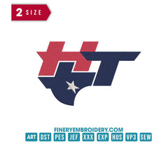 Houston Texans 5 : Embroidery Design - FineryEmbroidery