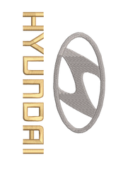 Hyundai - Embroidery Design - FineryEmbroidery