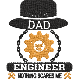 I-Am-an-Engineer-Dad - Father Embroidery Design - FineryEmbroidery