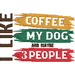 I-Like-Coffee-My-Dog - Embroidery Design FineryEmbroidery