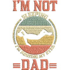 Im-Not-Sleeping-Im-Resting - Father Embroidery Design - FineryEmbroidery