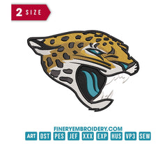 Jacksonville Jaguar 1 : Embroidery Design - FineryEmbroidery