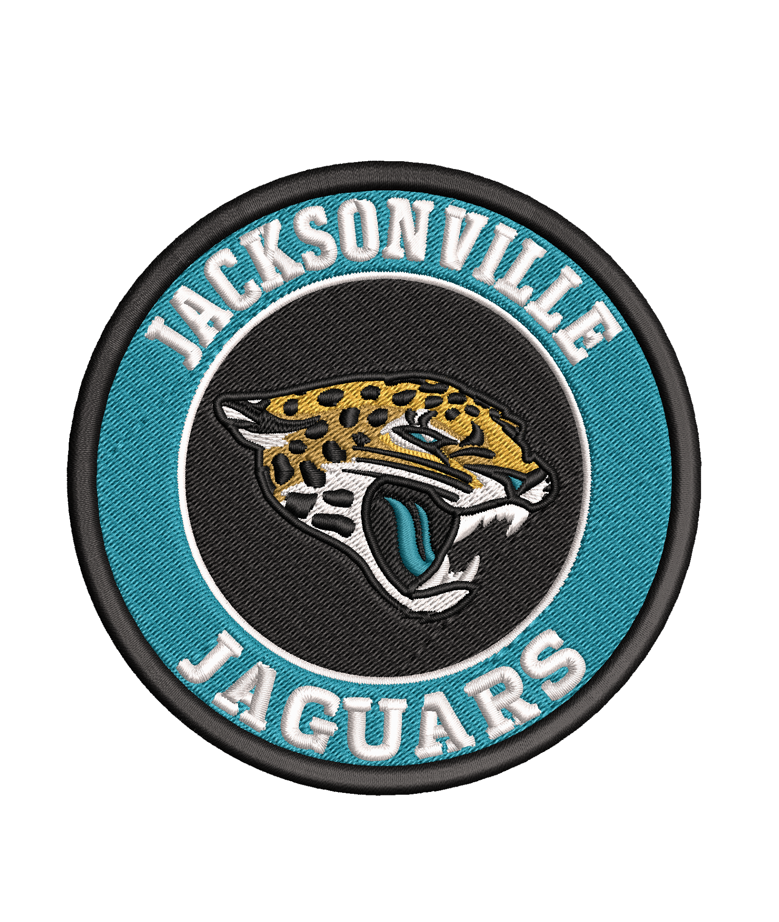 Jacksonville Jaguar 3 : Embroidery Design - FineryEmbroidery