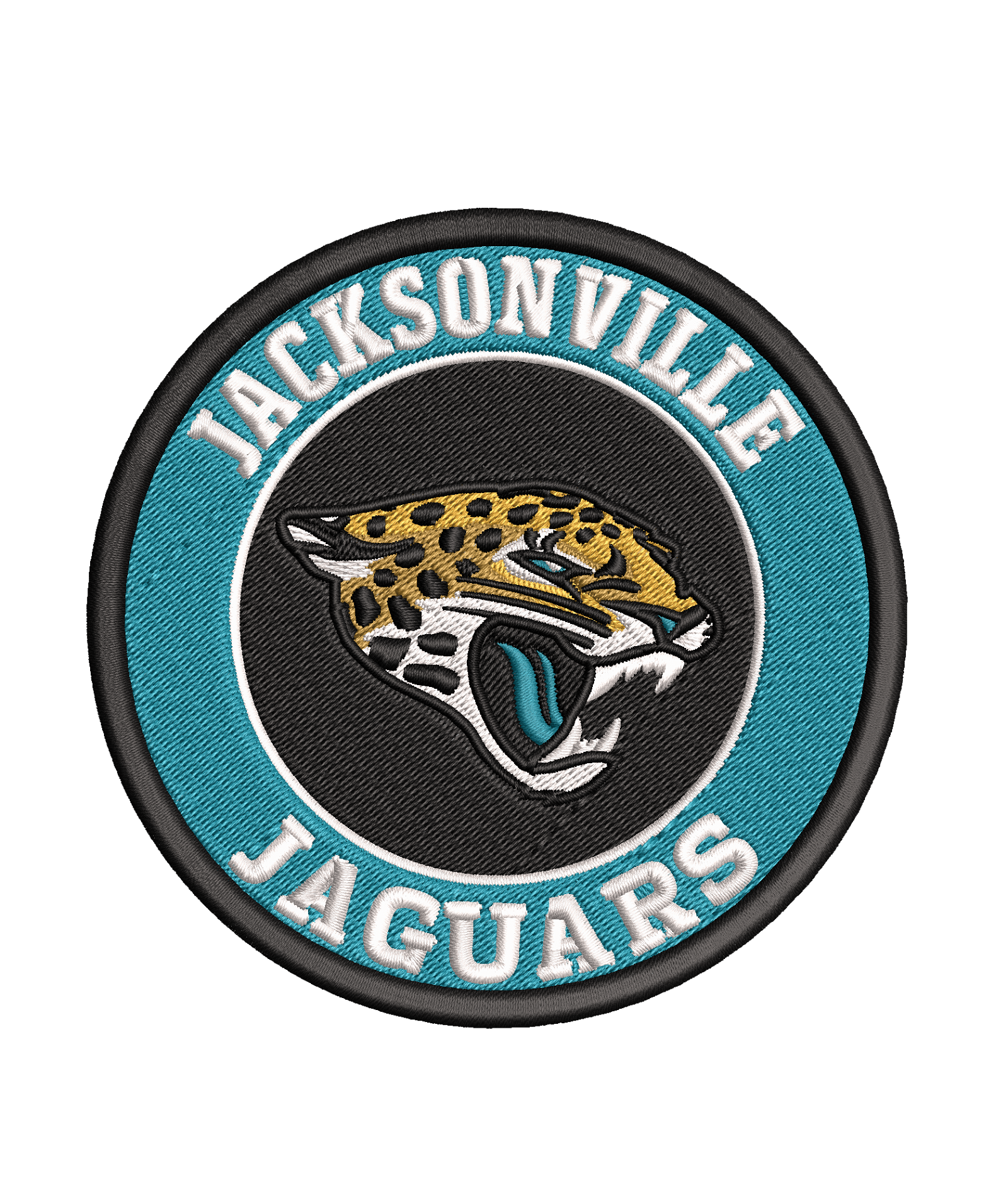 Jacksonville Jaguar 3 : Embroidery Design - FineryEmbroidery