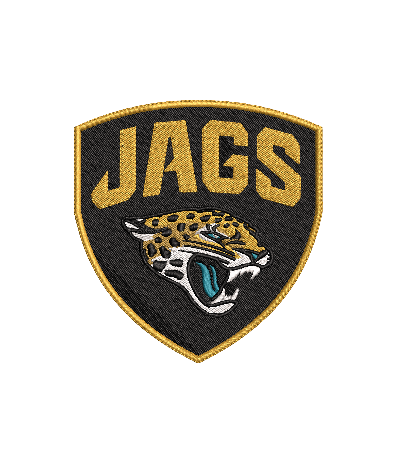 Jacksonville Jaguar 5 : Embroidery Design - FineryEmbroidery