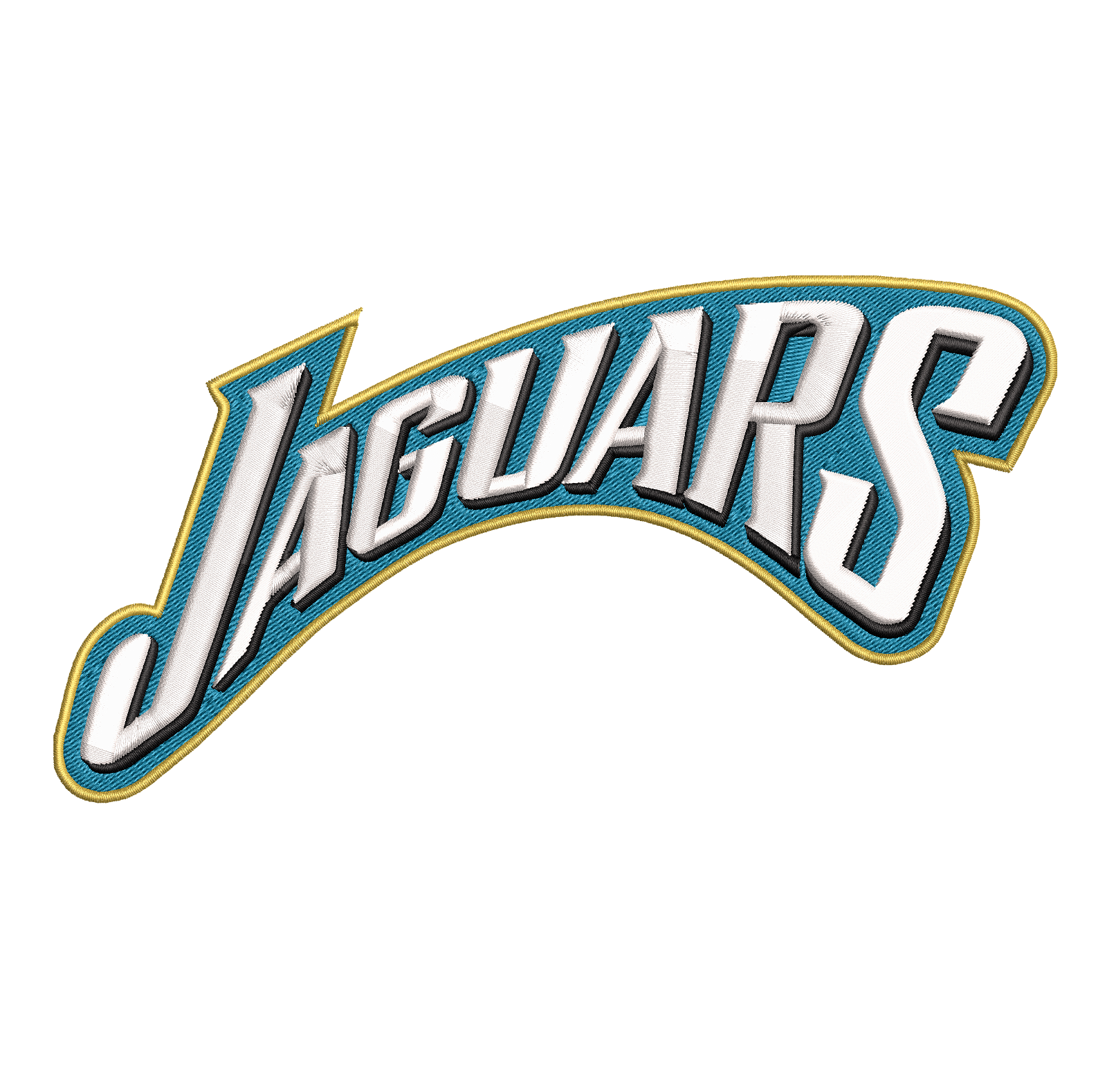 Jacksonville Jaguar 7 : Embroidery Design - FineryEmbroidery